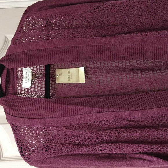 NWT-Sonoma-Women's Large Plum Coverup - Picture 2 of 10
